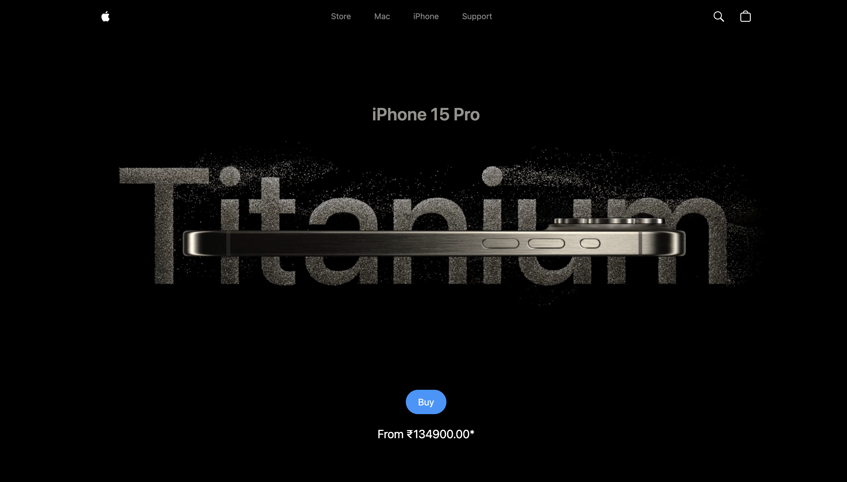 iPhone 15 Pro Landing Page